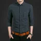 thumbnail image 4 of Camisa de vestir para hombre, camisas formales de oficina a cuadros para hombre, camisas de negocios de algodón a la moda 2024, oferta, estilo coreano, corte ajustado, trendyol genial, 4 of 4