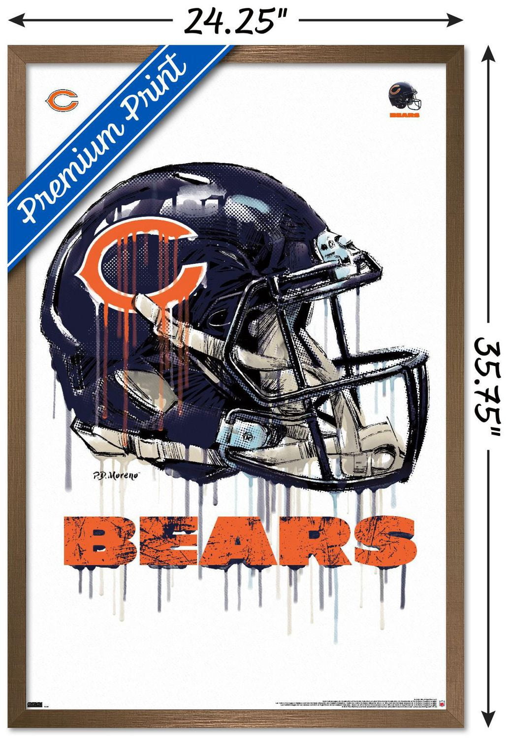 NFL Chicago Bears - Casque anti-goutte 20
