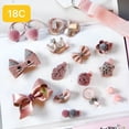 thumbnail image 4 of Hair Accessories Set Cute Colorful Patterns Baby Hair Clips Set Combination Barrettes For Kids Girls Toddler New, 4 of 7