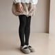 thumbnail image 4 of Cowsor Toddler Baby Girls Winter Fleece Lined Leggings Knit Thick Warm Full Length Tights Basic Velvet Pants, 4 of 7