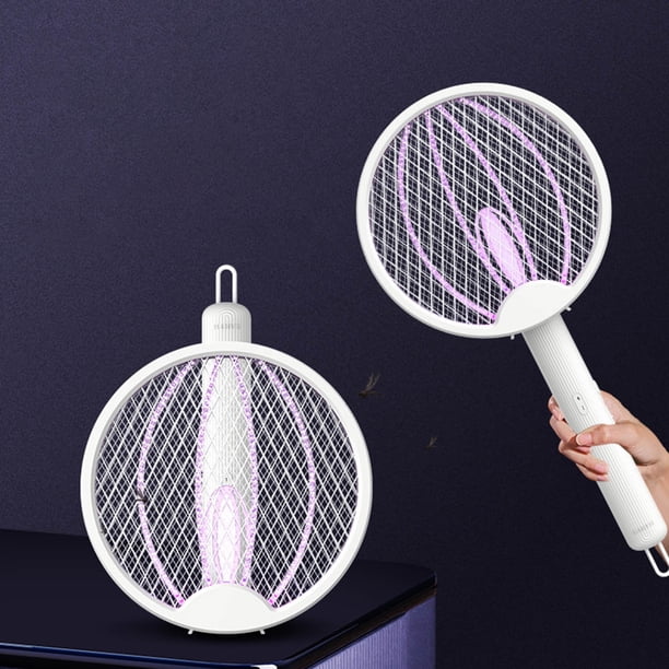 Matamoscas Plegable 2 En 1, Recargable Por Usb, con Luz y Lámpara de Control de Mosquitos para El Hogar.