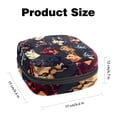 thumbnail image 2 of Cute Pixel Dogs Sanitary Napkin Storage Bag, Zipper Menstrual Cup Pouch Feminine Menstruation First Period Pads Holder for Girls Women Ladies, 2 of 6