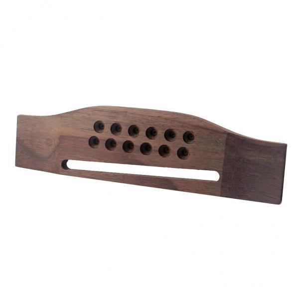 2x 1 Pieza de Puentes de Guitarra con Paneles de para Guitarra Acústica Partes Sunnimix Puente de guitarra acústica