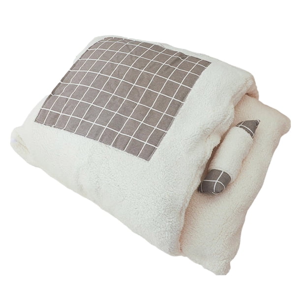 Saco De Dormir Para Gatos Cama Para Gatos Acolchada Lavable Y Suave Saco Grande Para Gatos Saco De Dormir Semicerrado Para Gatos De Interior Y Perros Pequeños