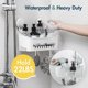 thumbnail image 3 of Shower Caddy with Vacuum Suction Cup, No Drilling Removable Shower Shelf, Shampoo and Toiletries Storage Basket, Kitchen, Bathroom, Bedroom, Bathroom, 3 of 5