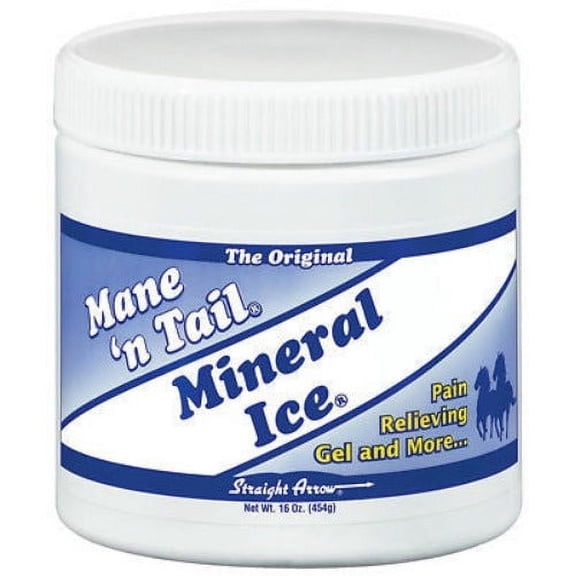 Straight Arrow 300106 16 oz Container of Mane 'N Tail Mineral Ice Horse Pain Relieving Gel - Quantity of 1