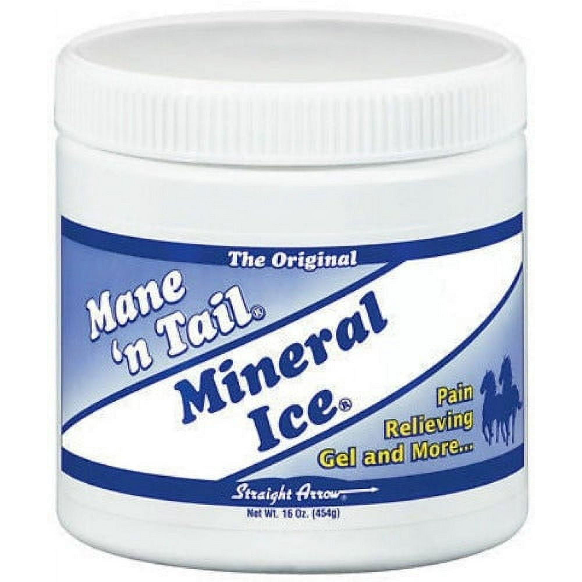 Straight Arrow 300106 16 oz Container of Mane 'N Tail Mineral Ice Horse Pain Relieving Gel - Quantity of 1