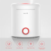 2.5L Cool Mist Humidifier for Home, Small Ultrasonic Humidifiers with Essential Oil for Bedroom, 360° Rotatable Mist Outlet, Top Fill, Auto Shut-off, One-Button Switch for Plant Bedroom Office Baby