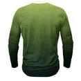 thumbnail image 4 of Dagegui Tie Dye Long Sleeve Shirt for Men Big and Tall Crewneck Button T-Shirts Fall Henley Gradient Color Tees Casual Hawaiian Travel Shirts Army Green M, 4 of 4