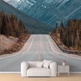 thumbnail image 2 of IDEA4WALL 4pcs Highway Peel and Stick Wallpaper Removable Wall Murals Large Wall Stickers for Home Decoration, 66"x24", 2 of 5