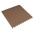 thumbnail image 1 of We Sell Mats 1/2" Thick Interlocking Foam Mats, 144 Sq Ft (36 Tiles), Brown, 1 of 1