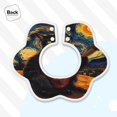 thumbnail image 4 of Hirioo Starry Night Cat Guitarist for Baby Cotton Petal Bib Drool Bibs for Baby Boy Unisex, 4 of 9