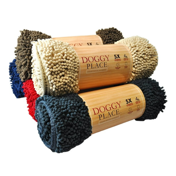 My Doggy Place Ultra Absorbent Microfiber Dog Door Mat, Durable