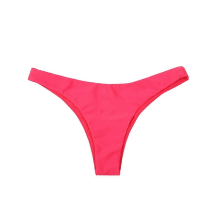 Ocean Blues Women s Cheeky Brazilian Cut Bikini Bottom Seamless Low Rise Bathing Suit Swim Bottom