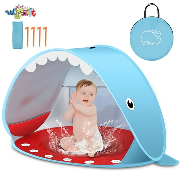 Wisairt Baby Beach Tent, Pop up Beach Tents Sun Shelter with UPF 50+ UV