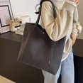 thumbnail image 4 of Bolso de mano de lona informal de gran venta para mujer, bolso de hombro, nuevo bolso de mano práctico de gran capacidad y a la moda para desplazamientos diarios 2024, 4 of 5