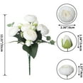 thumbnail image 2 of BNNG Artificial Flowers Peonies Bouquets Silk Peonies Fake Flowers for Home Window Wedding Party Decoration(Multi Color), Vase No Included Clearance, 2 of 3