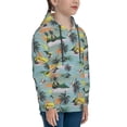 thumbnail image 3 of Lsque Hawaiian Style Patten Youth Hoodie Sweatshirt Pullover with Kangaroo Pocket Boys and Girls Hoodie Warm Hoodie for Kids-Medium, 3 of 6