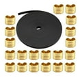 thumbnail image 4 of 6mm Printer Belt Terminals Brass Fastener Clamp Pre Compressed Mechanical Part, 4 of 8
