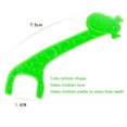 thumbnail image 3 of 60 piezas de hilo dental desechable para niños, palillos interdentales, 3 of 7