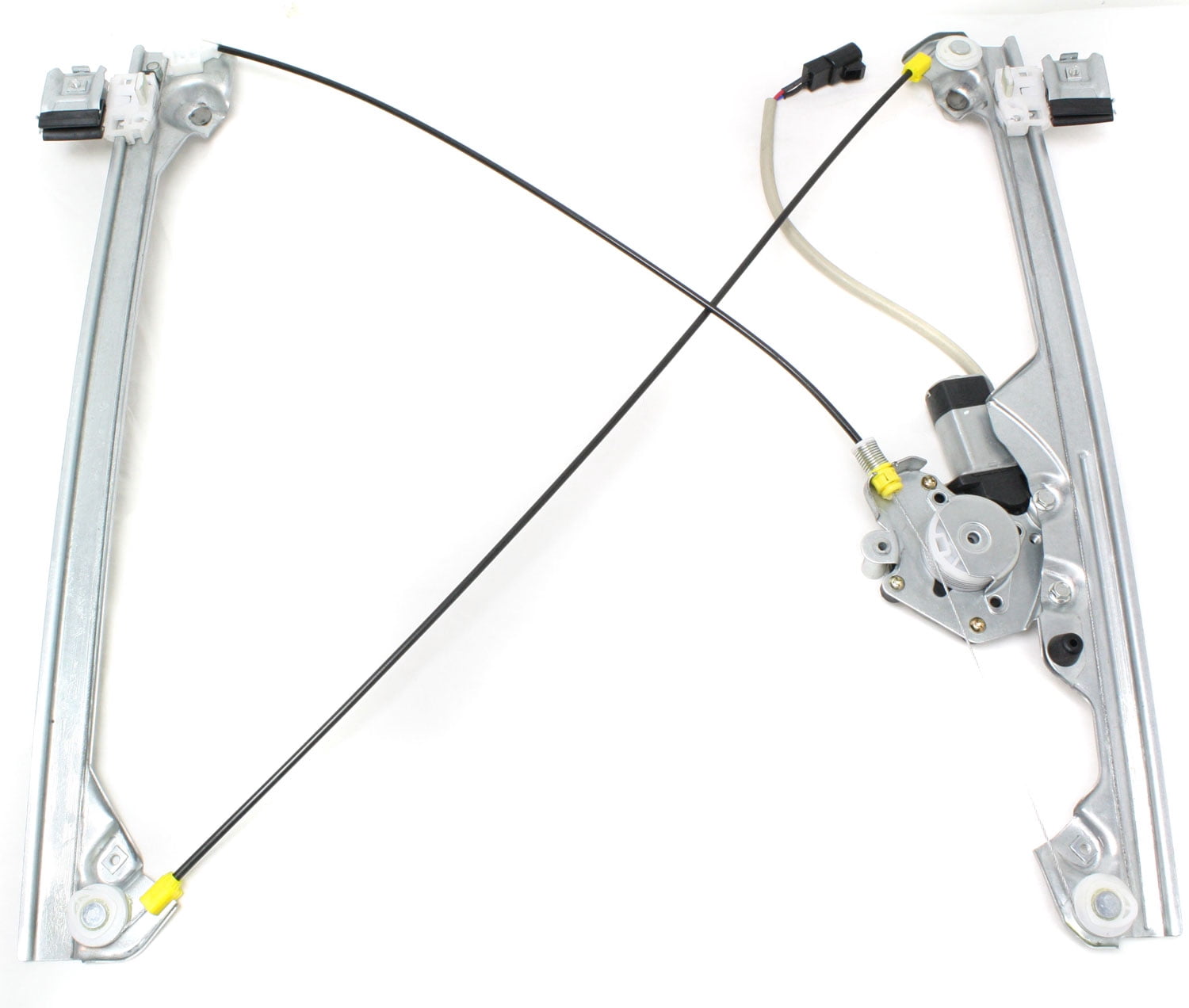 Window Regulator For 2007-2014 Chevrolet Tahoe GMC Sierra 3500 HD Front, Left Driver Power With Motor