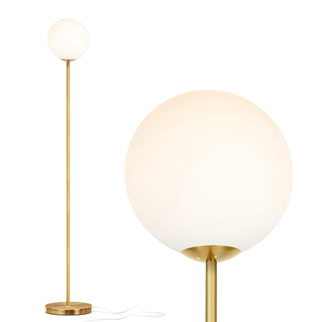 Lámpara de pie Brightech Luna LED latón/dorado 165 cm 110 V