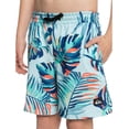 thumbnail image 4 of Traje De Baño Quiksilver Ocean Mix Volley Niño Color Azul Modelo EQBJV03415GCZ8, 4 of 6