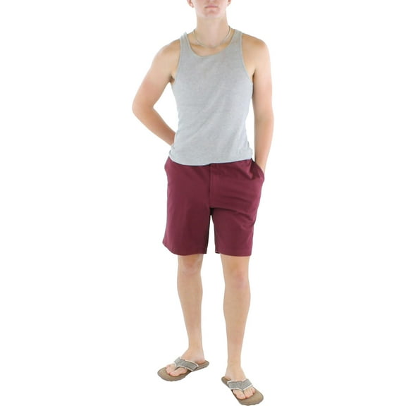 Club Room Mens Classic Fit Flat Front Bermuda Shorts