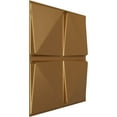 thumbnail image 2 of Ekena Millwork 19 5/8"W x 19 5/8"H Edinburgh EnduraWall Decorative 3D Wall Panel, Bright Coat Gold (Covers 2.67 Sq. Ft.), 2 of 6