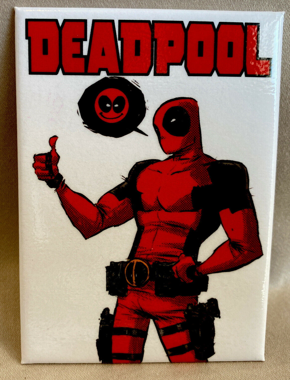 Ata-Boy Deadpool Chimichanga Stand Mag Magnet - 2.5 x 3.5 Magnet for  Refrigerators, Whiteboards & Locker Decorations…