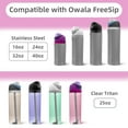 thumbnail image 6 of Replacement Cap for Owala Freesip – One-Button Top Lid Compatible with Owala Water Bottles 16oz 24oz 32oz 40oz, BPA-Free, Leakproof, Dishwasher Safe Accessory, 6 of 7