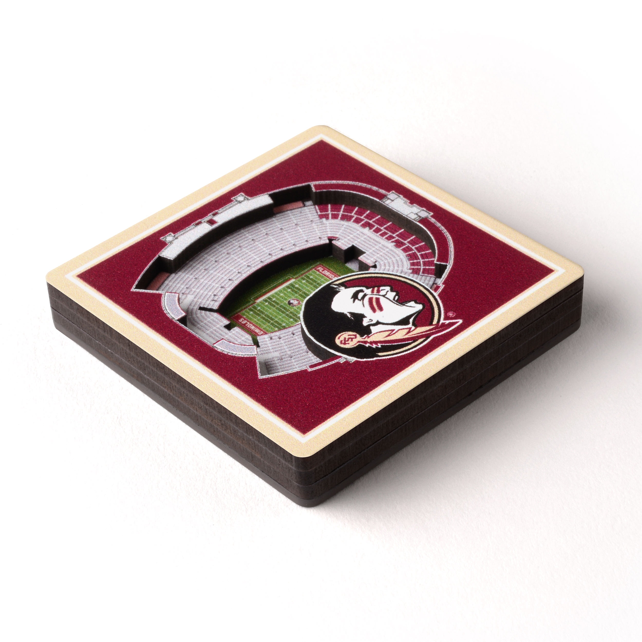 YouTheFan NCAA Florida State Seminoles 3D StadiumView Magnet