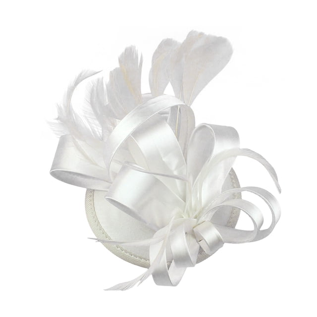 XASZHN Accessoires Cheveux Fête de Mariage USA Mariée Maille Blanc_003 13cm