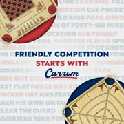 Carrom Large Board Game Set – Over 100 Family Board Games for Game Nights – All-in-One Classic Board Games (28” x 28”)