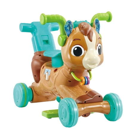 VTech 3-in-1 Bounce & Go Pony | Interactive & Educational Push, Ride & Bounce Along Toy with Games | Suitable for Boys & Girls 18-36 Months, English Version