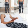 thumbnail image 6 of PISONIC Funny Mens Pajama Pants Lounge Men's Pajama Bottoms Soft Sleep Pants With Pockets Drawstring, 6 of 7