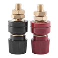 thumbnail image 1 of 2Pcs Terminal Binding Post, 555 Type Brass Pillar Terminal Block M8 Thread Diameter Binding Post 220, 1 of 5