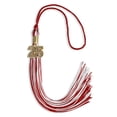 thumbnail image 3 of Endea Graduation Red/White Mixed Color Graduation Tassel with Gold Date Drop, 3 of 11
