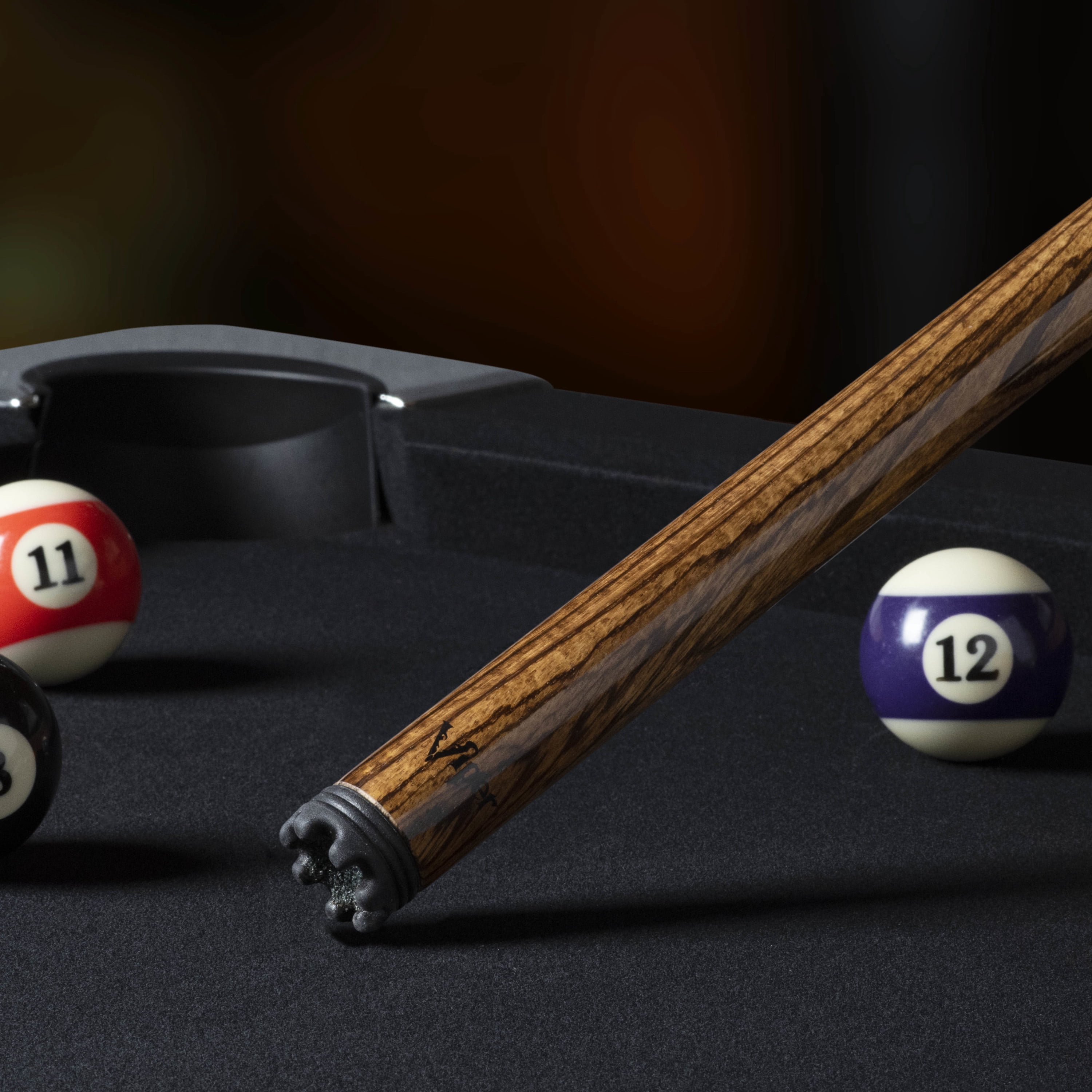 Viper Sneaky Pete 58" Billiard/Pool Cue, 2 Piece, Zebrawood Butt, 18 Ounce