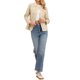 thumbnail image 2 of CHAQUETA DE LINO INSPIRE CHIC para Mujeres, con Cierre de Botón, Cintura con Cordón, Ligera, Chaquetas de Utilidad de Primavera Anorak 2026 S Caqui, 2 of 6