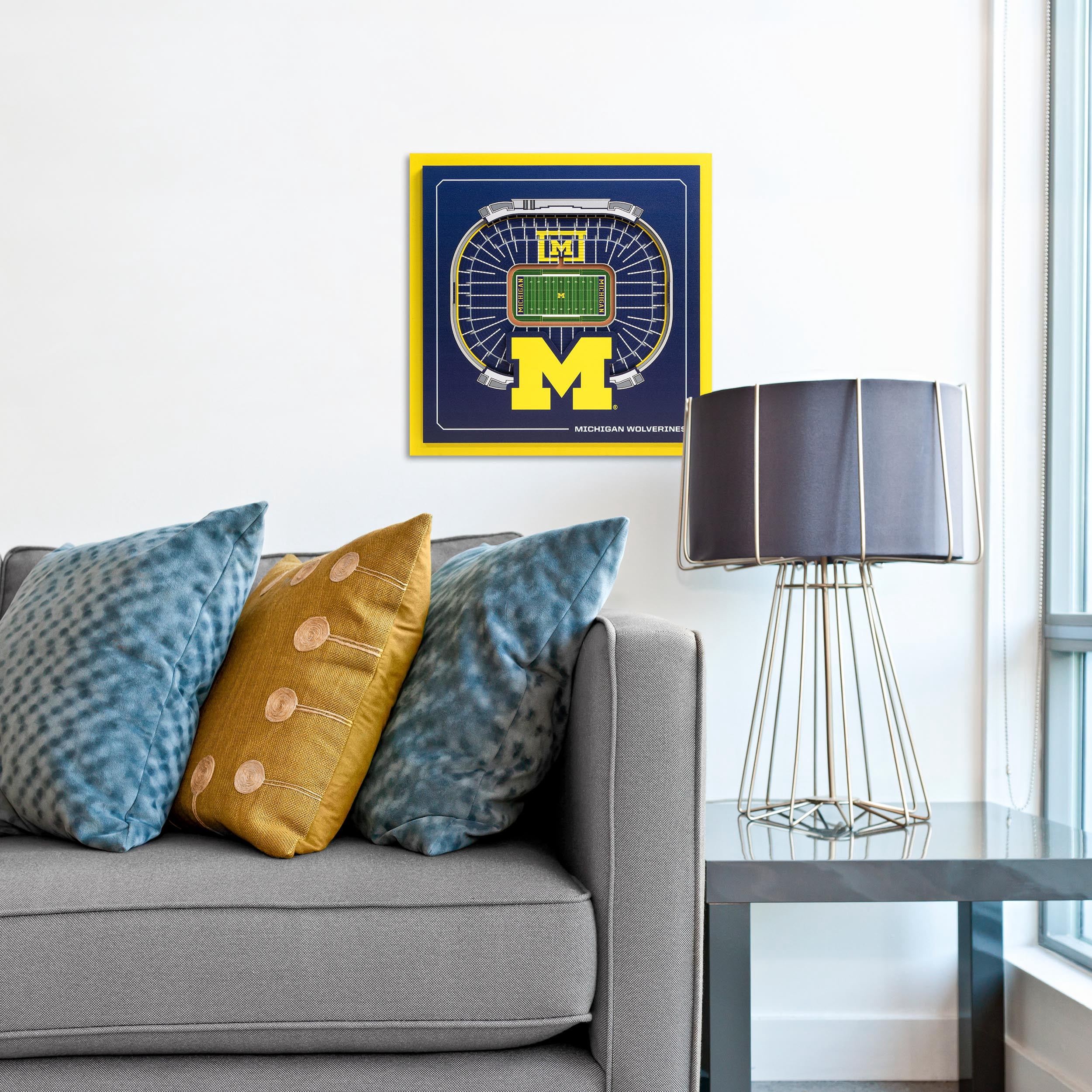 YouTheFan NCAA Michigan Wolverines Stadium Series 3D Wall Art