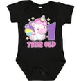 thumbnail image 3 of Inktastic 1 Year Old with Cute Unicorn Birthday Girls Baby Bodysuit, 3 of 5