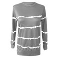 thumbnail image 5 of DPTALR T-Shirt à Manches Longues Imprimé Femme, 5 of 5