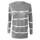 thumbnail image 5 of Puntoco moda mujer cuello redondo manga larga camiseta otoño estampado blusa suelta tops Puntoco Puntoco-4544, 5 of 5