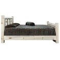 thumbnail image 4 of Montana Woodworks Homestead Wood Twin Bed with Laser Engraved Bronc in Natural, 4 of 7