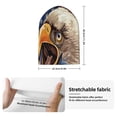 thumbnail image 2 of Hirioo Eagle With USA Flags for Men's Knit Cuffed Beanie for Outdoor Activities Unisex, 2 of 6
