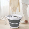 thumbnail image 5 of Yeciiwht Silicone Foldable Art Water Bucket - Collapsible Brush Washer for Acrylic, Watercolor & Oil Painting, Portable Rinse Cup for Artists, 5 of 6
