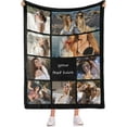 thumbnail image 3 of Custom Blankets with Photos Personalized Blanket Flannel Throw Blanket House Warming Gifts New Home Memorial Picture Gifts for Family Friends, 3 of 6