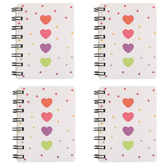4 Packs Pocket Notebook, Memo Pads for Home Office Accessories