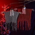 thumbnail image 4 of Yuarrent Decoración colgante aterradora para Halloween, decoraciones de miedo, decoraciones para patio, fiesta de Halloween Kits de decoración para fiestas sombrero naranja, 4 of 6